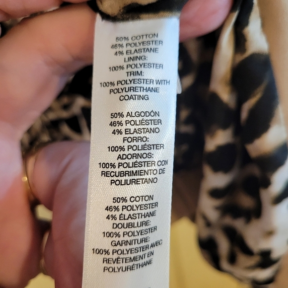 Chico's Tan Jacket with Black Accents - Picture 7 of 7